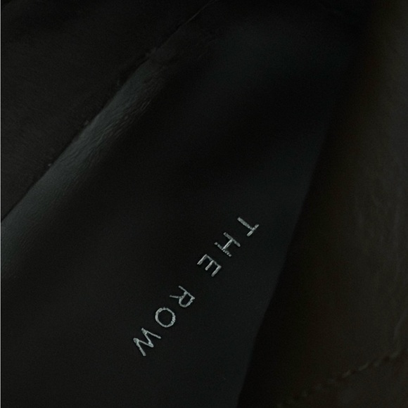 THE ROW Patch Calfskin Tall Zip Boots - Picture 7 of 8